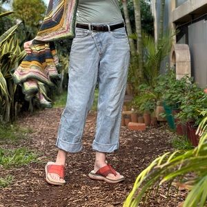 AGOLDE Criss Cross Upsized Jeans Suburbia Light Wash Size 30